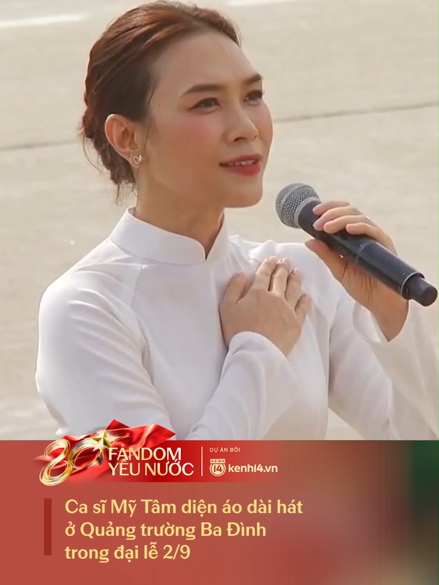 Không ít netizen cho biết, họ không kiềm được nước mắt, rưng rưng xúc động trước màn trình diễn Giai Điệu Tự Hào - từ giọng hát, quy mô sân khấu, không khí và chính Mỹ Tâm #FandomYeuNuoc #TuHaoVietNam #ProudVietnam #hoabinhdeplam #RangroVietNam #amm  Theo Đời sống pháp luật