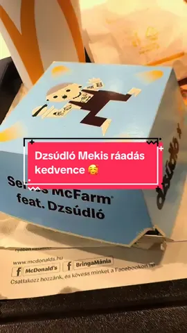 Dzsúdló x McDonald's ❤️ #dzsudlo #dzsudloxmcdonalds #dzsudlomekisraadaskedvence #meki @Meki® @Dzsúdló 