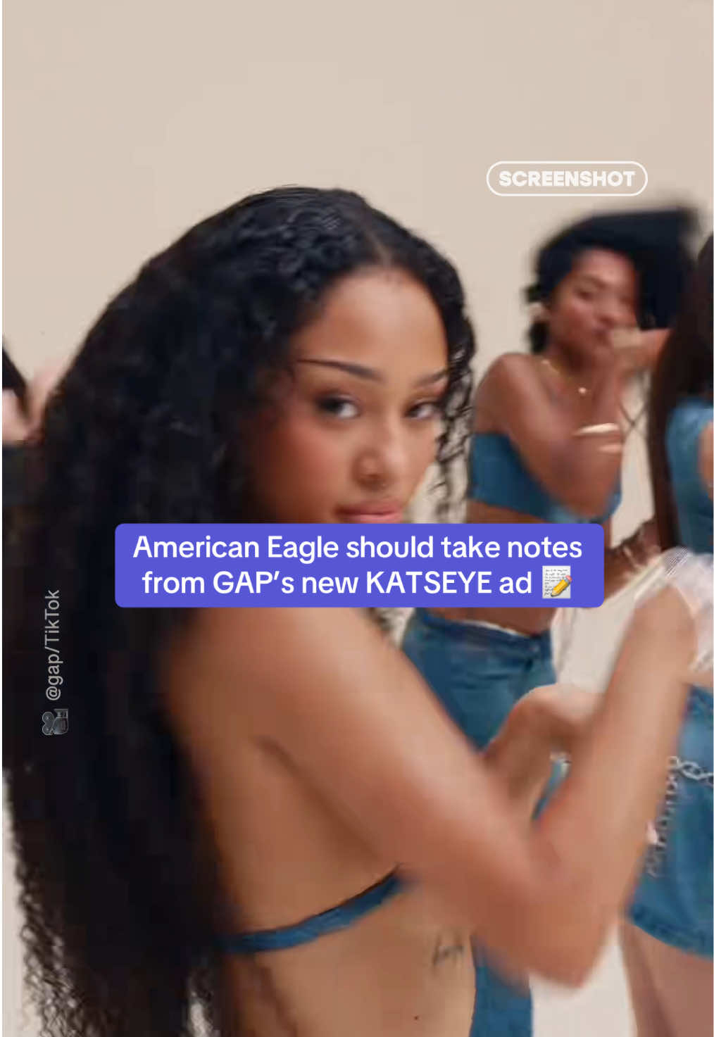 @Gap has launched a new campaign #betterindenim just weeks after the controversial @American Eagle and @SYD campaign. People are saying that the new ad is a direct response towards American Eagle, with Gap promoting inclusivity, diversity and joy through denim, especially with the use of Kelis' 