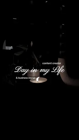 A time stamped day in my life as a Content Creator & Business Owner 🖤 #dayinmylife #dailyvlog #timestamped #productiveday #aestheticroutine