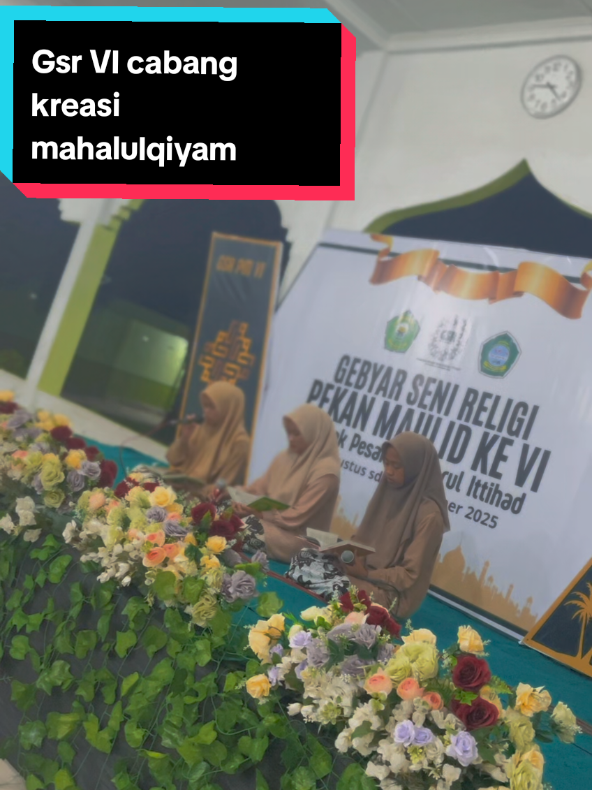 Hari ke tiga acara CSR yang ke VI cabang lomba kreasi mahalulqiyam tingkat pondok pesantren darullittihad#santripondok #santriindonesia #fyp 