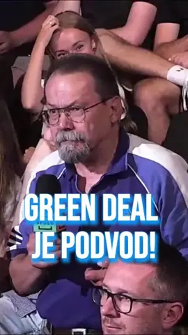 „Celý Green Deal a emisní povolenky je normální podvod a finta, jak z lidí tahat peníze,“ tvrdí pán na debatě s premiérem Petrem Fialou, a má naprostou pravdu! #cesko #greendeal #ODS #petrfiala #fiala 