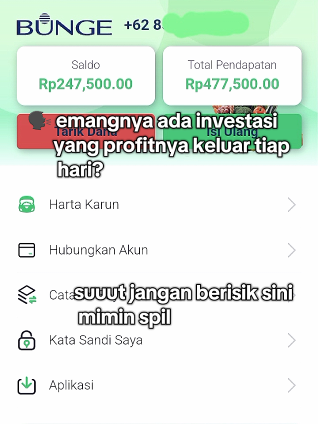 bunge investasi profit keluar harian #bungeinvestasi #bunge #investasi #investasipemula #bisnisanakmuda #bisnismillenial #cuan #lewatberanda #fyp 