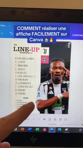 Comment réaliser une affiche facilement sur Canva 🧑🏻‍💻🔥 #canva #affiche #tuto #astuces #facile 