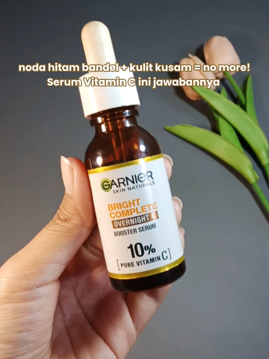 10% Vitamin C murni  #serumvitaminc #vitamincserum #garnierserum 