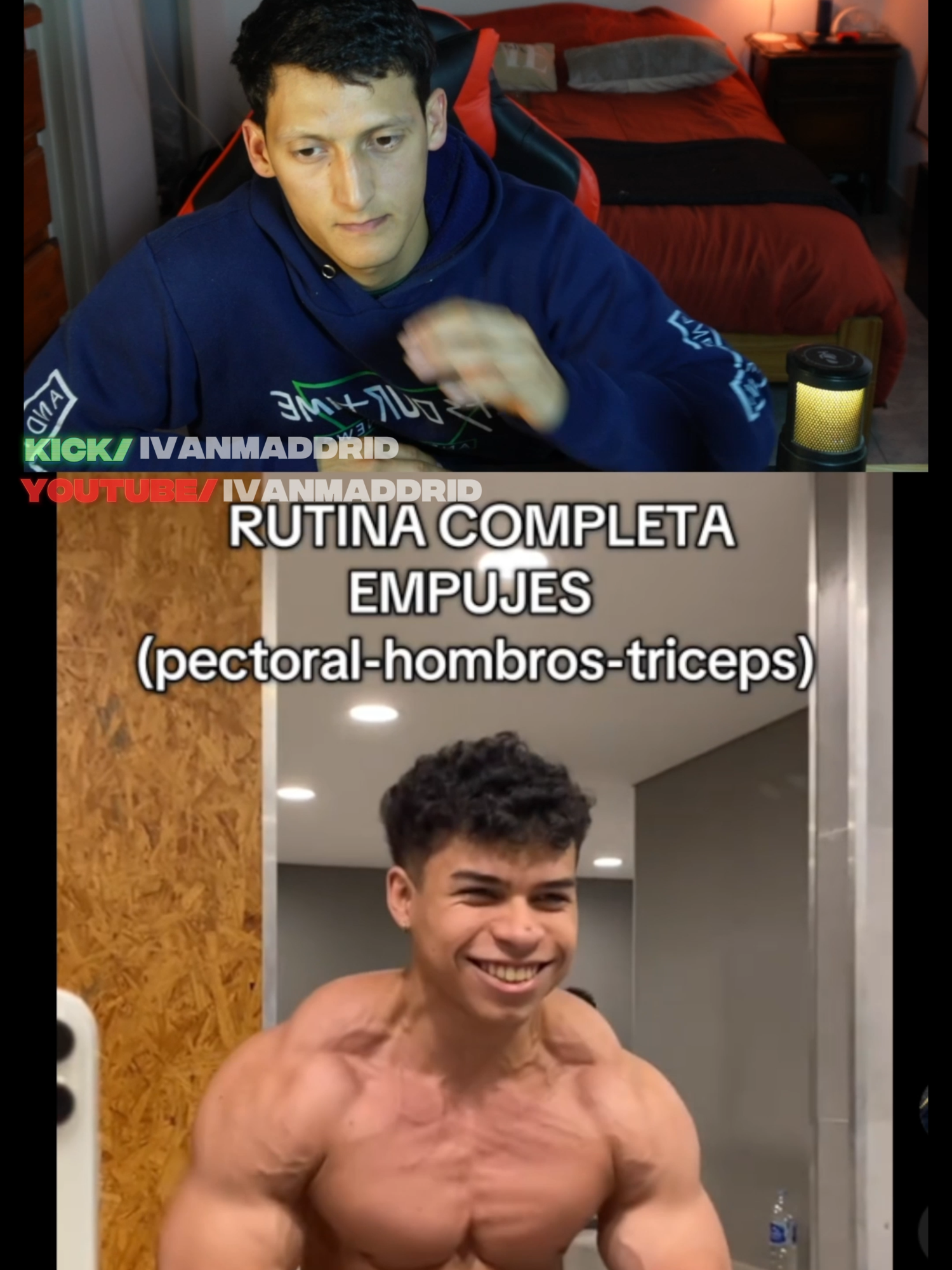 rutina de gym#ivanmaddrid #Fitness #clip #latam