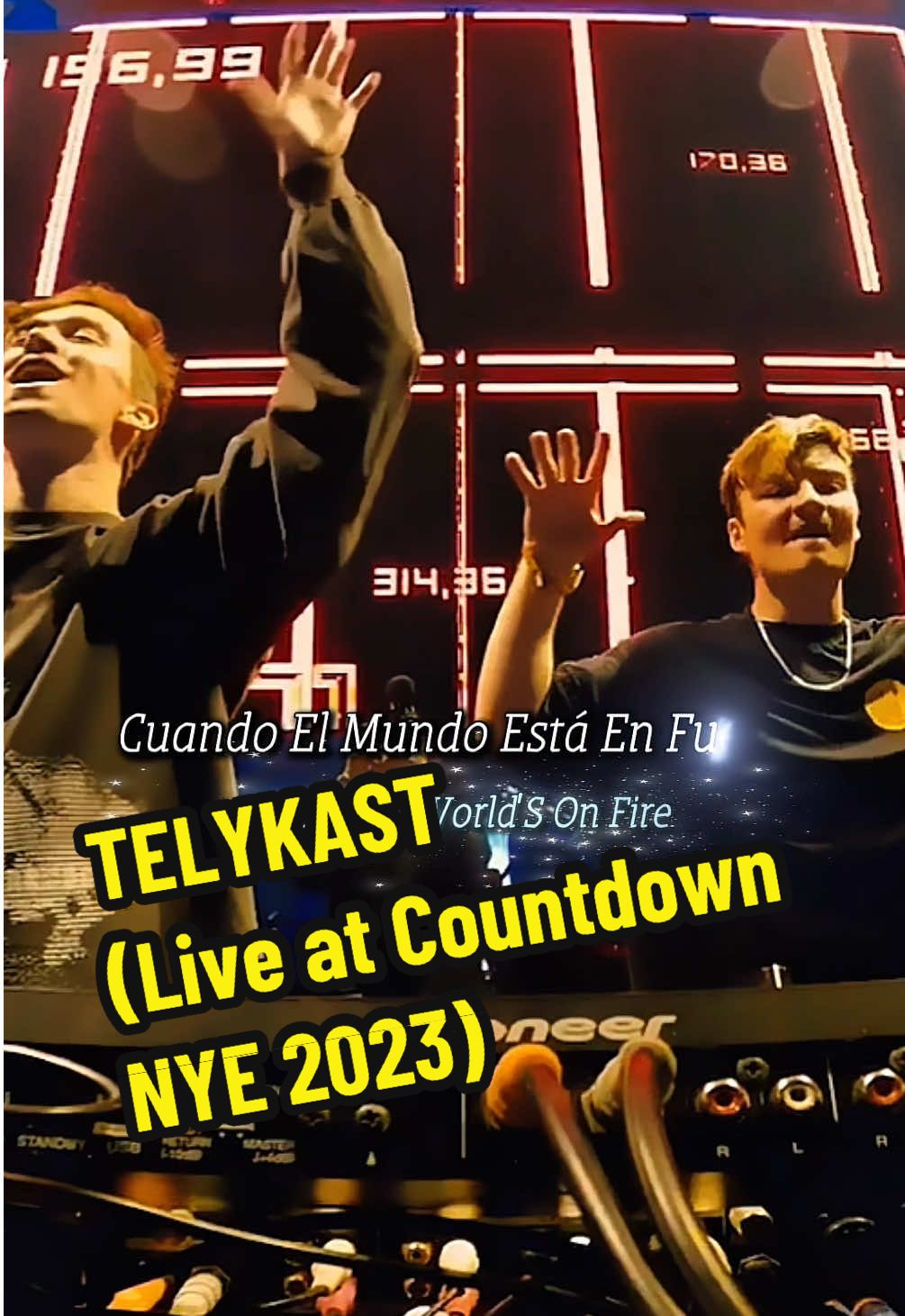 “Unbreakable en vivo en Countdown NYE 2023… un momento que quedará grabado para siempre 💥✨” #Telykast #Unbreakable #CountdownNYE #EDM #festivalvibes @TELYKAST 