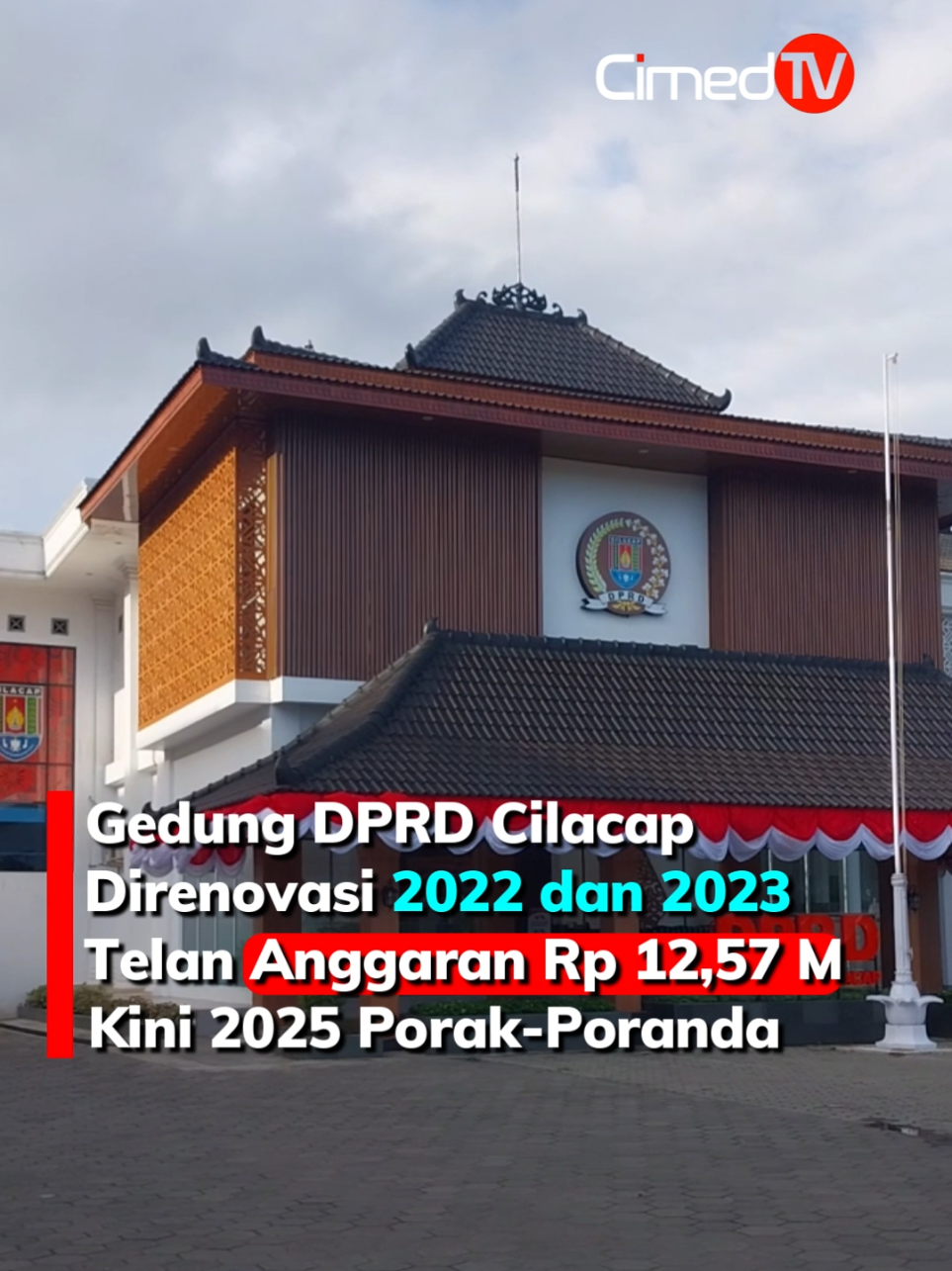 Gedung kulon ril dua kali direnovasi 2022 dan 2023 telan anggaran Rp 12,57 M kini harus dipermak lagi. #gedung #bangunan #renovasi #cilacapmedia #cilacapmedia_tv 