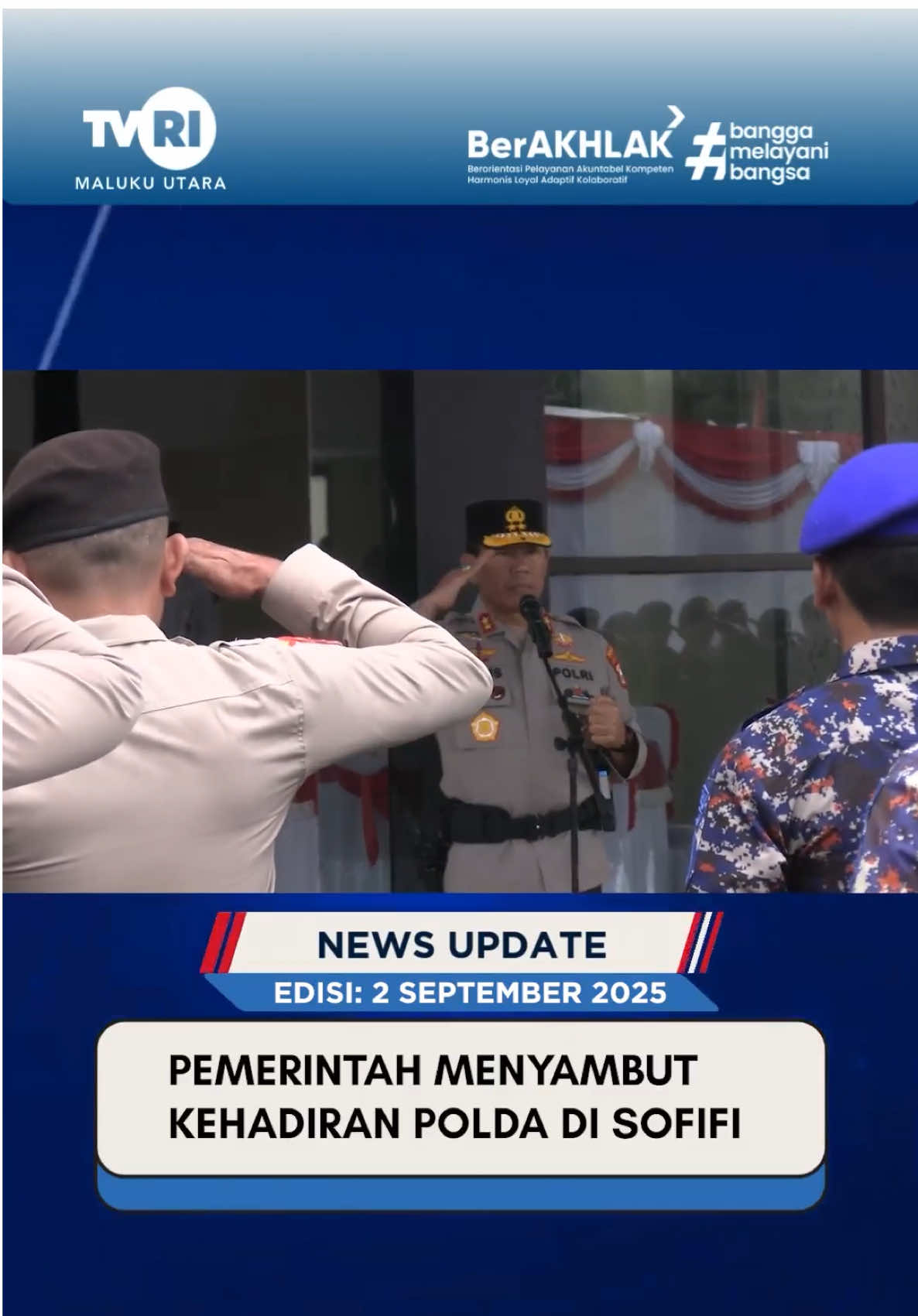 Perpindahan Markas Besar Kepolisian Daerah Maluku Utara dari Ternate ke Sofifi mendapat sambutan positif dari berbagai pihak, langkah ini dinilai sebagai upaya strategis untuk memperkuat koordinasi dengan Pemerintah Daerah serta meningkatkan pelayanan Kepolisian di wilayah Maluku Utara #tvrimalukuutara #mediapemersatubangsa #malukuutarahariini #newsupdate #malukuutara @Humas Polda Maluku Utara @Protokol Malut 