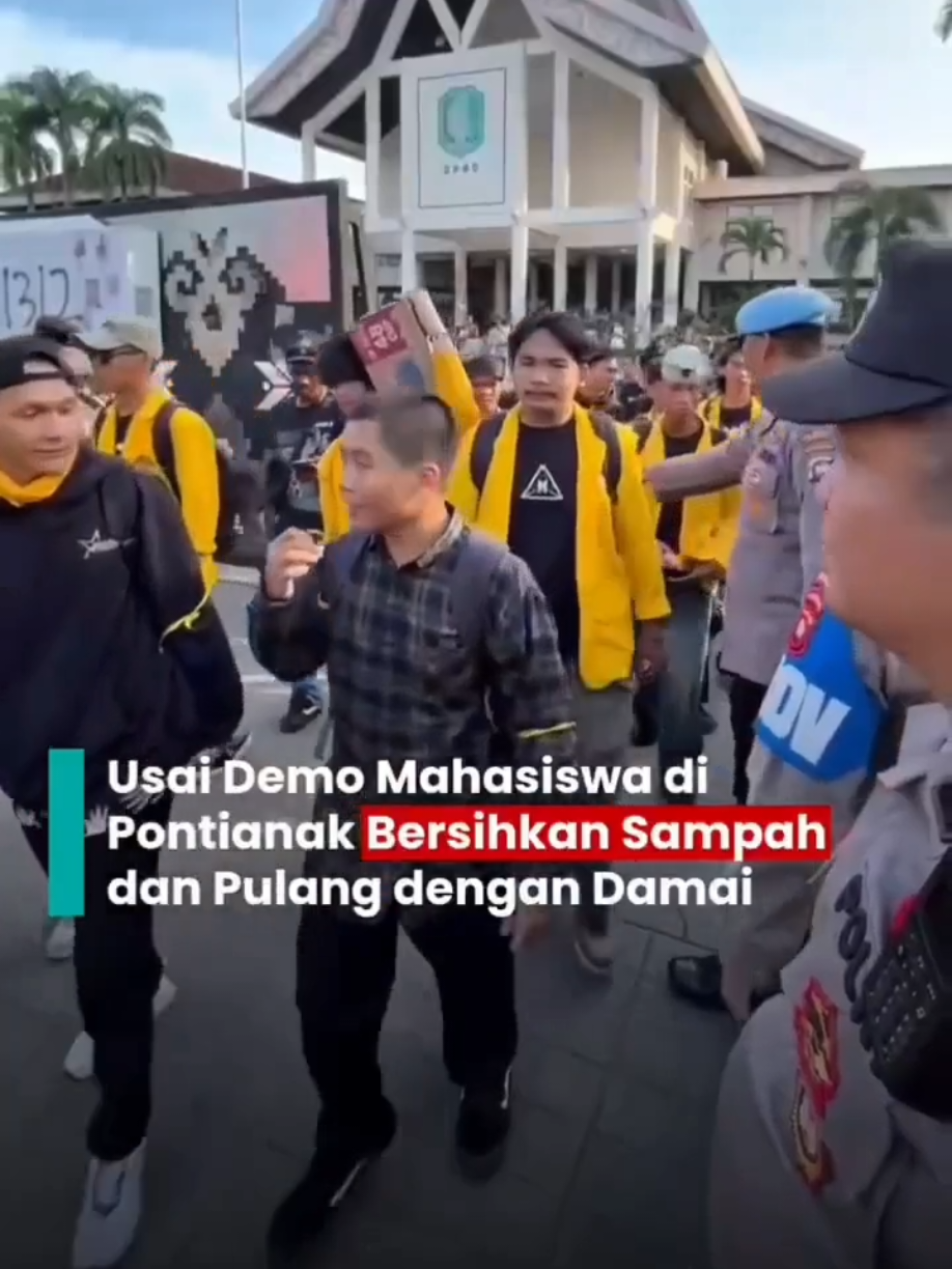 Respect buat Mahasiswa Kalbar 👍🙏🤩🤩🤩   #pontianak #kalbar 