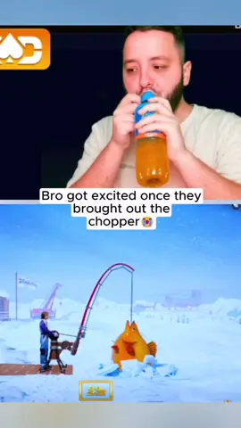 Bro got excited once he saw the chopper #kickstreaming 