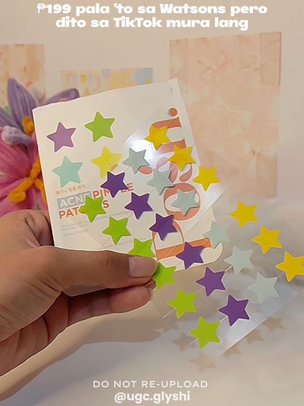 super cute naman ng mga designs nitong Pimple Patches @poshskin.ph 🤩  #PoshSkin 
 #PoshWithPurpose
 #StayShineFree #PimplePatch #starpimplepatch 