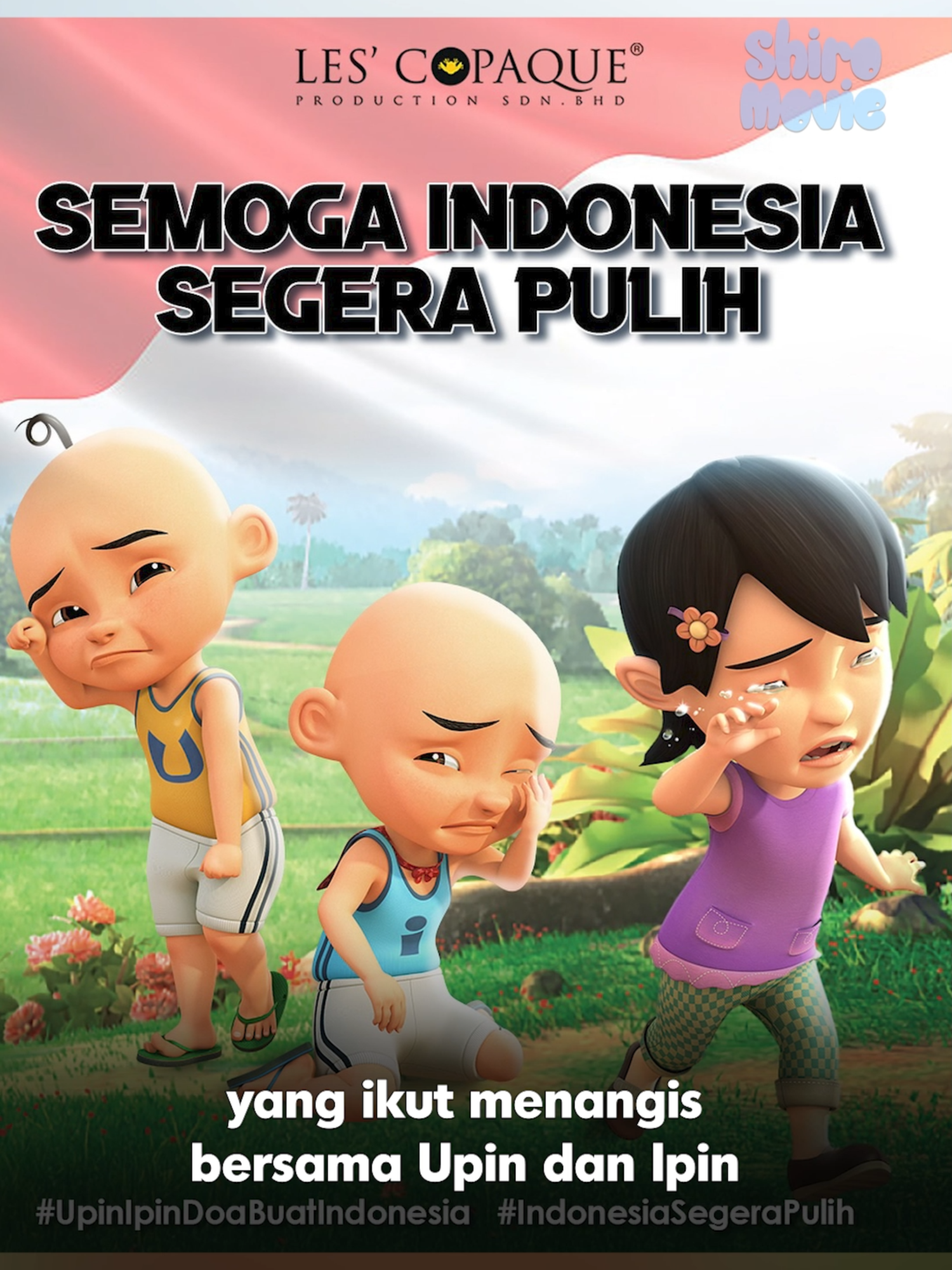 Upin Ipin Ikut Nangis Liat Indonesia Nggak Baik-Baik Aja #shiromovie #upinipin #upindanipin #lescopaque #demo #demodpr