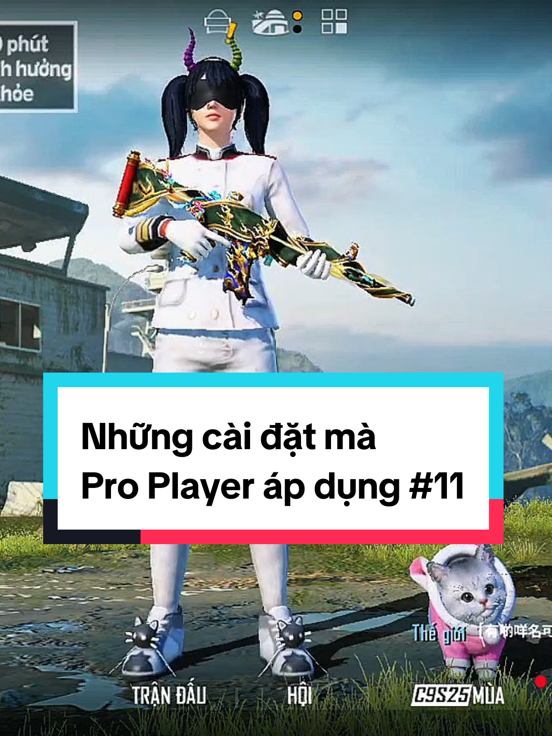 Lớp dạy múa Phần 11: Những cài đặt thường được các Pro Player sử dụng. #rua_ez #pubgmcreatorvn #pubgmobilevn #pubgmvn #pubgm 