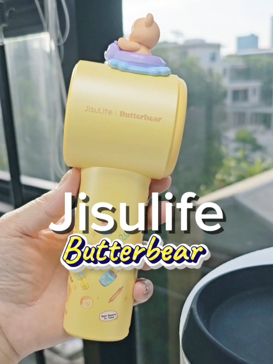รับน้องไปอยู่ด้วยไหม!!   น้องหมีเนยน่ารักจังยูก   #tiktokshop99วันไลฟ์เเห่งชาติ #พัดลมพกพา #Jisulife #พัดลมJisulife 