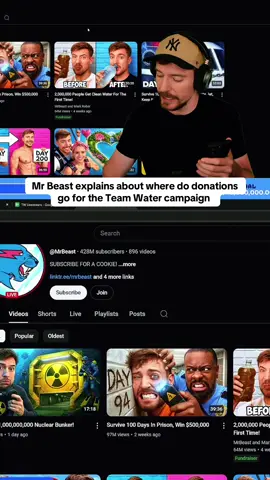 How can people hate him 🙌🏼 #mrbeast #fyp #viral #teamwater 