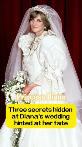 Three secrets hidden at Diana’s wedding hinted at her fate!!#fyp #fypシ #usa_tiktok #celebrity #royal #kingcharles #princessdiana 