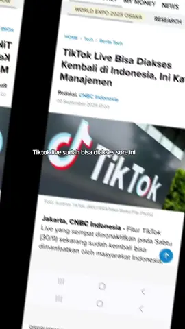 Tiktok live sdh bisa di akses sore ini #tiktokLive #Tiktok #fyp #fyppppppppppppppppppppppp #indonesia🇮🇩 