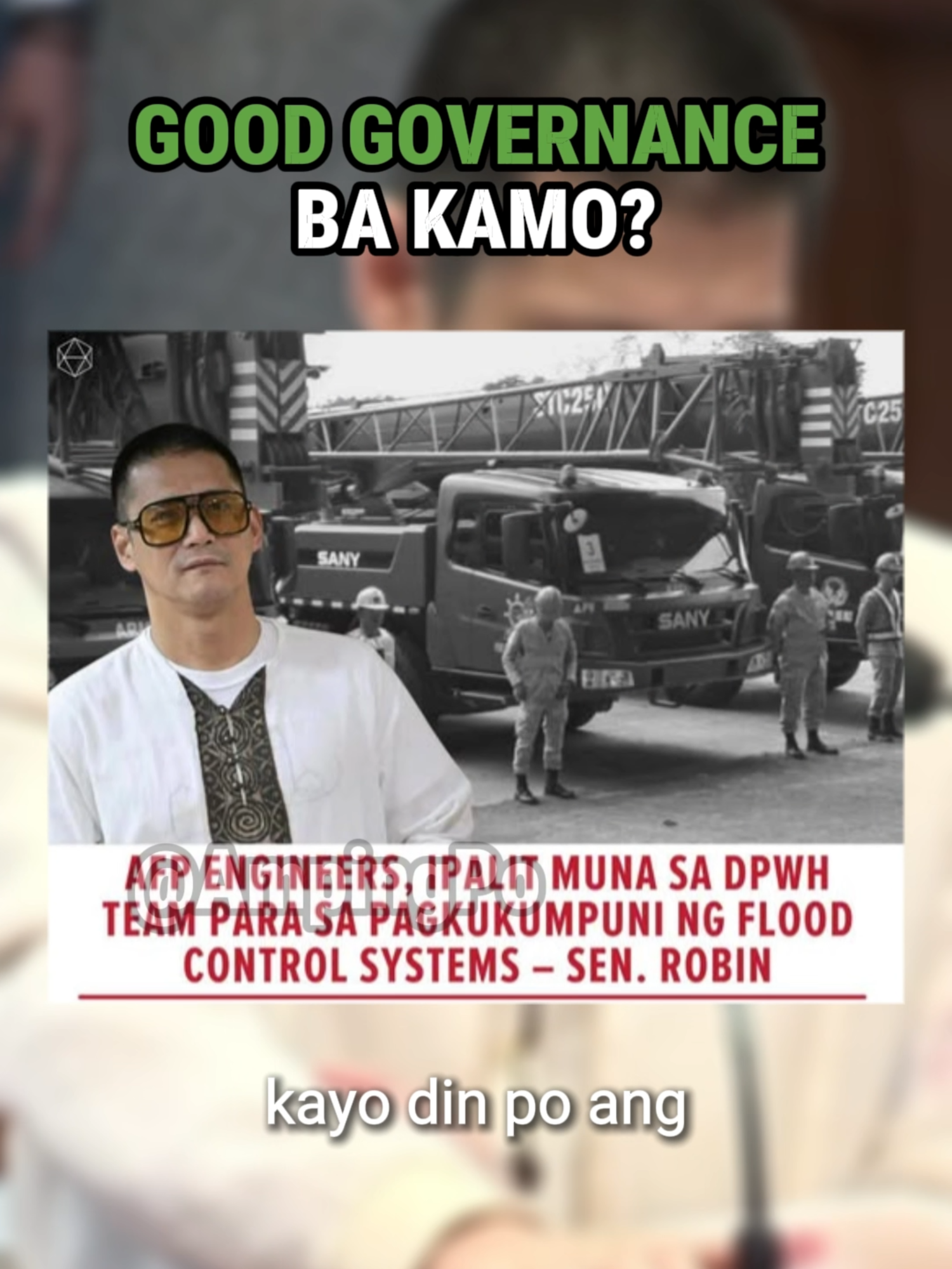Good governance ba kamo?  Ayan na ang resibo ni Sen. Robin Padilla. Solusyon para magkaroon ng flood control projects habang may isyu ang mga contractor. #robinpadilla #SenatorRobinpadilla #SenatePh2025 #resibo #meron #floodcontrol #floodcontrolproject #pogi #trabaholang