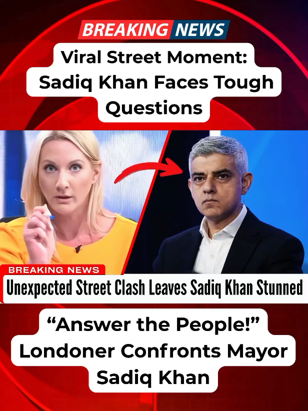 “Answer the People!” Londoner Confronts Mayor Sadiq Khan #Uknews #Sadiqkhan #breakijgnews #London #ukpolitics 