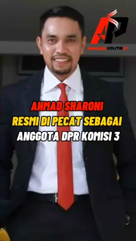 Ahmad Sharoni resmi di pecat jadi dpr #ahmaddhani #ahmadsharoni #partainasdem