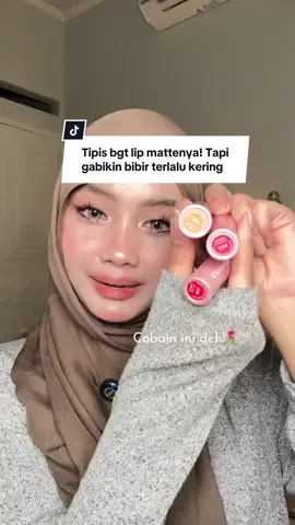 Udah pernah coba ini belmm? Tekstur lip mattenya agak cair jadi lebih ringan deh✨🫶🏻
