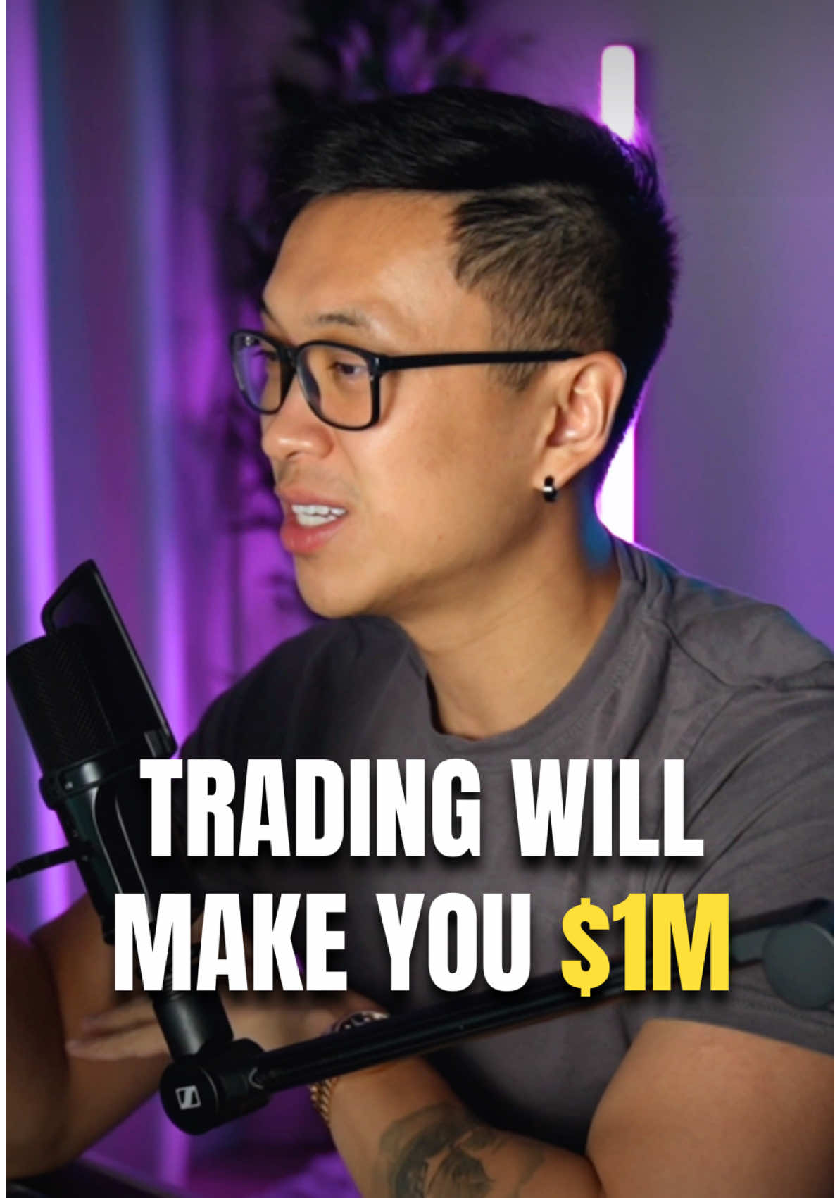 Trading will make you a millionaire but the skill comes first 📈 Focus in the skill and process over the money bro. Once you shift your mindset to this, the money will flow 💯