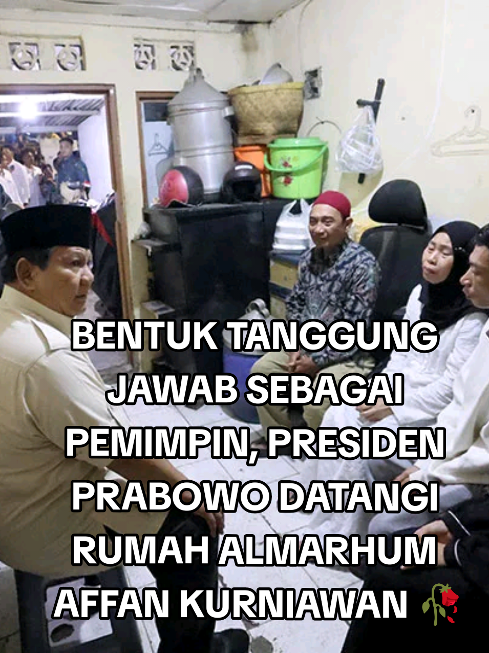 Presiden Prabowo datangi rumah Alm. Affan Kurniawan #prabowopapadunia #presidenkhatulistiwa #bersamapresiden #ojol #demo 
