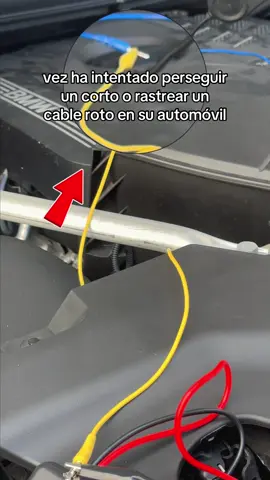 Cómo localizar un circuito abierto o un cortocircuito en el cableado de tu coche #tiktokautocampaign #carrepair #cartok #cabletracker #electrician 