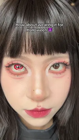 Contact lenses: blood twins#lenspoisonofficial #contactlenses #cosplay #halloween #lenses 