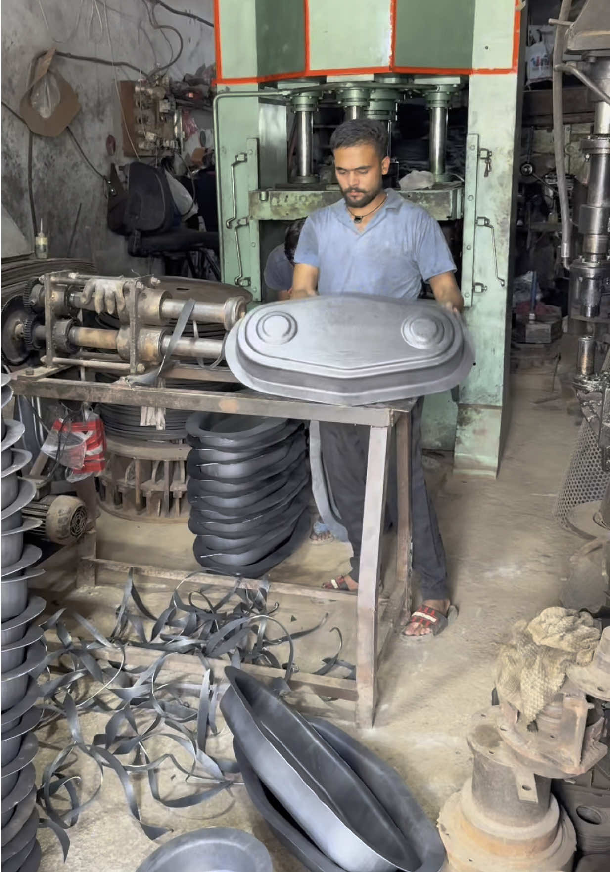 Gear ⚙️ Cover form Rotavator Making Process in local Factory #tiktokviral #viral_video #fyp #trendingvideo 