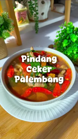 Membalas @eneeng ceker di sop mah udah biasa. Sesekali coba di pindang. Seger banget serius  Cookware by @muliyacookware 
