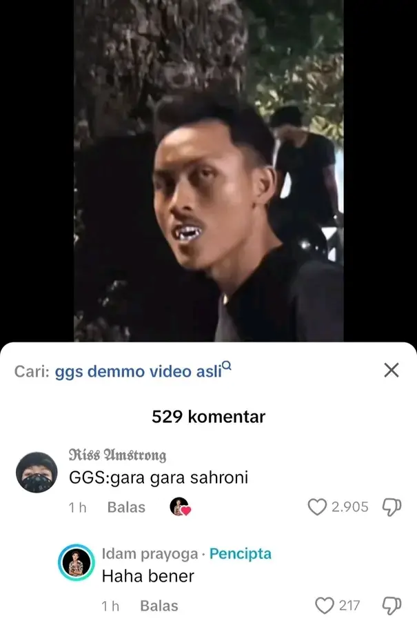 THE REAL GARA GARA SAHRONI #fyp #demo #bubarkandpr #r #mots? 
