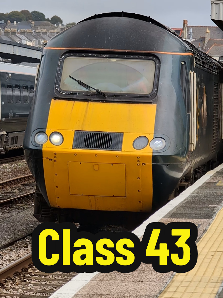 GWR Class 43 HST (43188 & 43189) departing from Plymouth #trains #trainspotter #trainspotting #hst #travel 