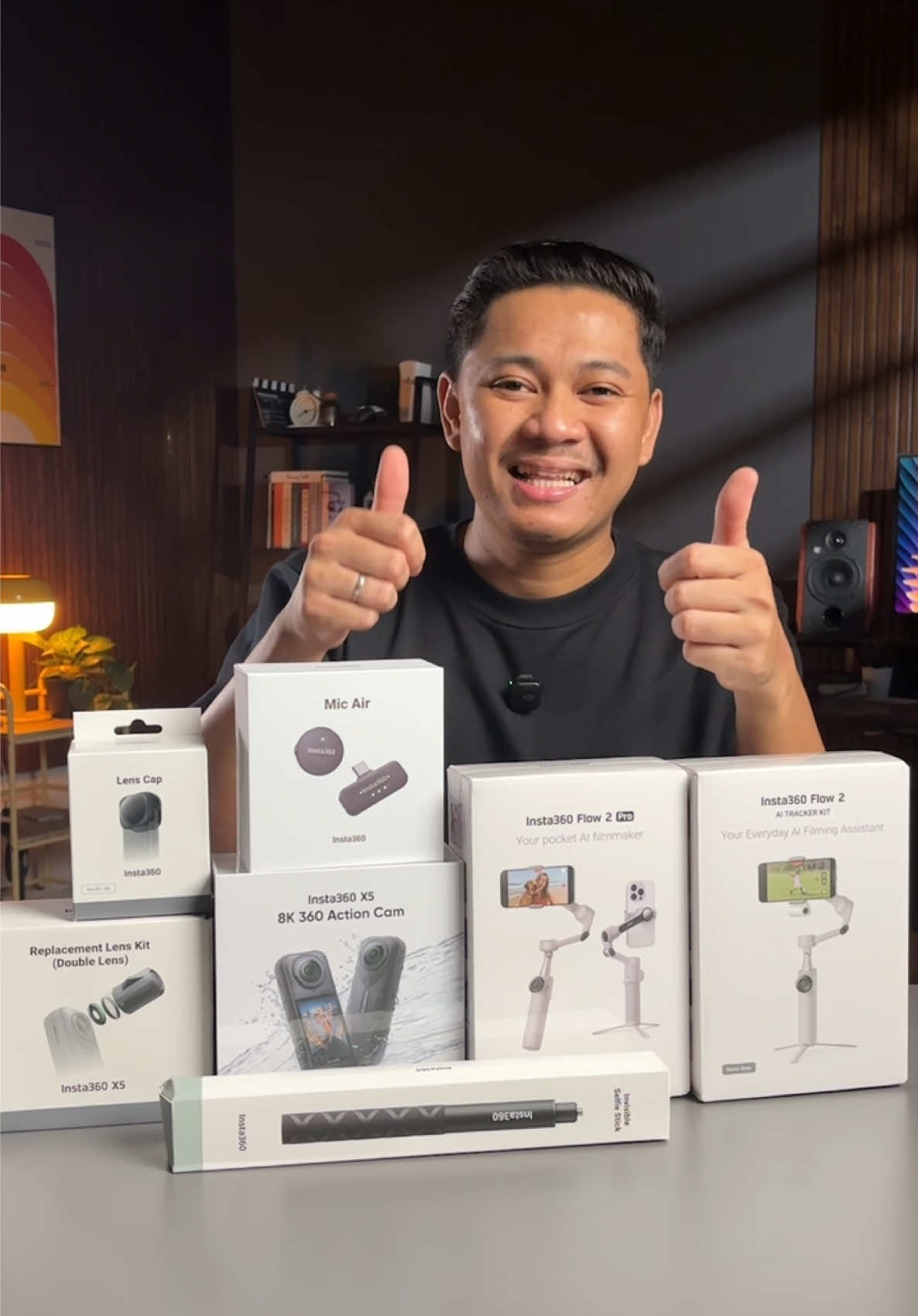 Inovasi brand Insta360 ini ngeri juga uy bahkan bisa melengserkan brand action cam ternama, super exciting🙌  Markicob! @insta360 official @Insta360 Indonesia #insta360x5 #insta360flow 