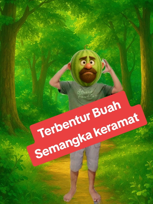 Akibat Berolah Raga Di Tengah Hutan #viral #trending #semangka #olahraga #anomali 