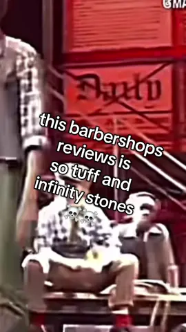 this barbershop reviews is so tuff and infinity stones #barbershop #quarter #tuff #funny #fyp 