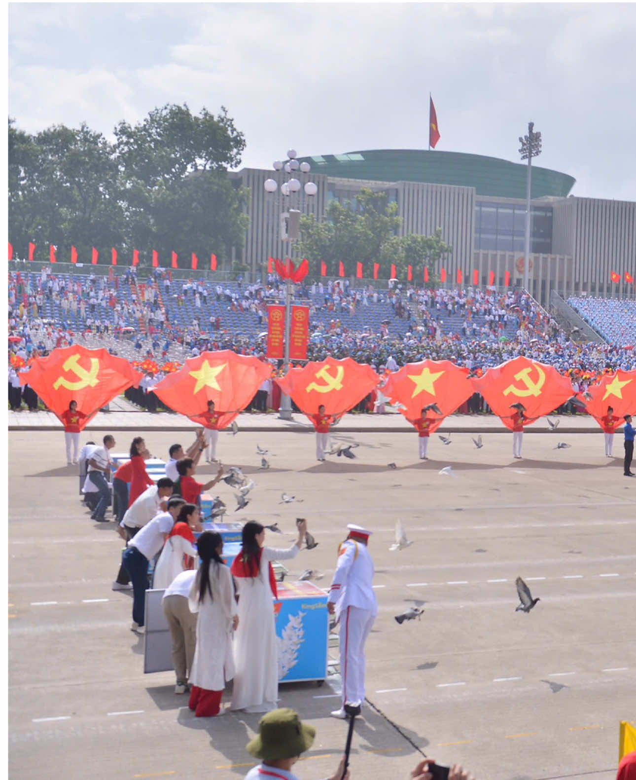 Tự hào là người dân Việt Nam, KingSam vinh dự thả 800 cánh chim bồ câu hoà bình tại Đại lễ Quốc Khánh 02/09/2025 #dieubinhdieuhanh #quockhanh2025 