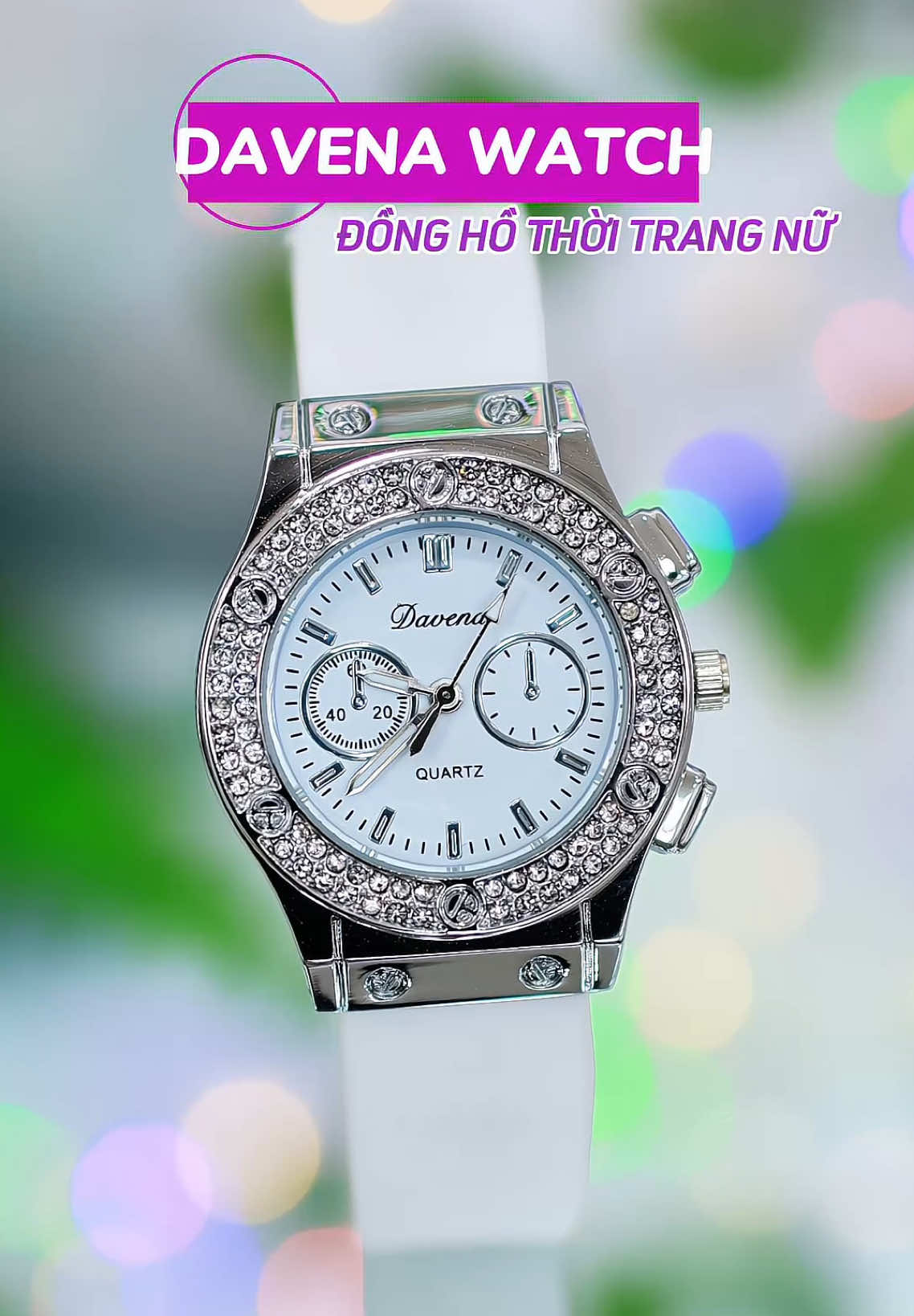 Đồng hồ thời trang nữ davena #dongho #donghonu #donghothoitrang 