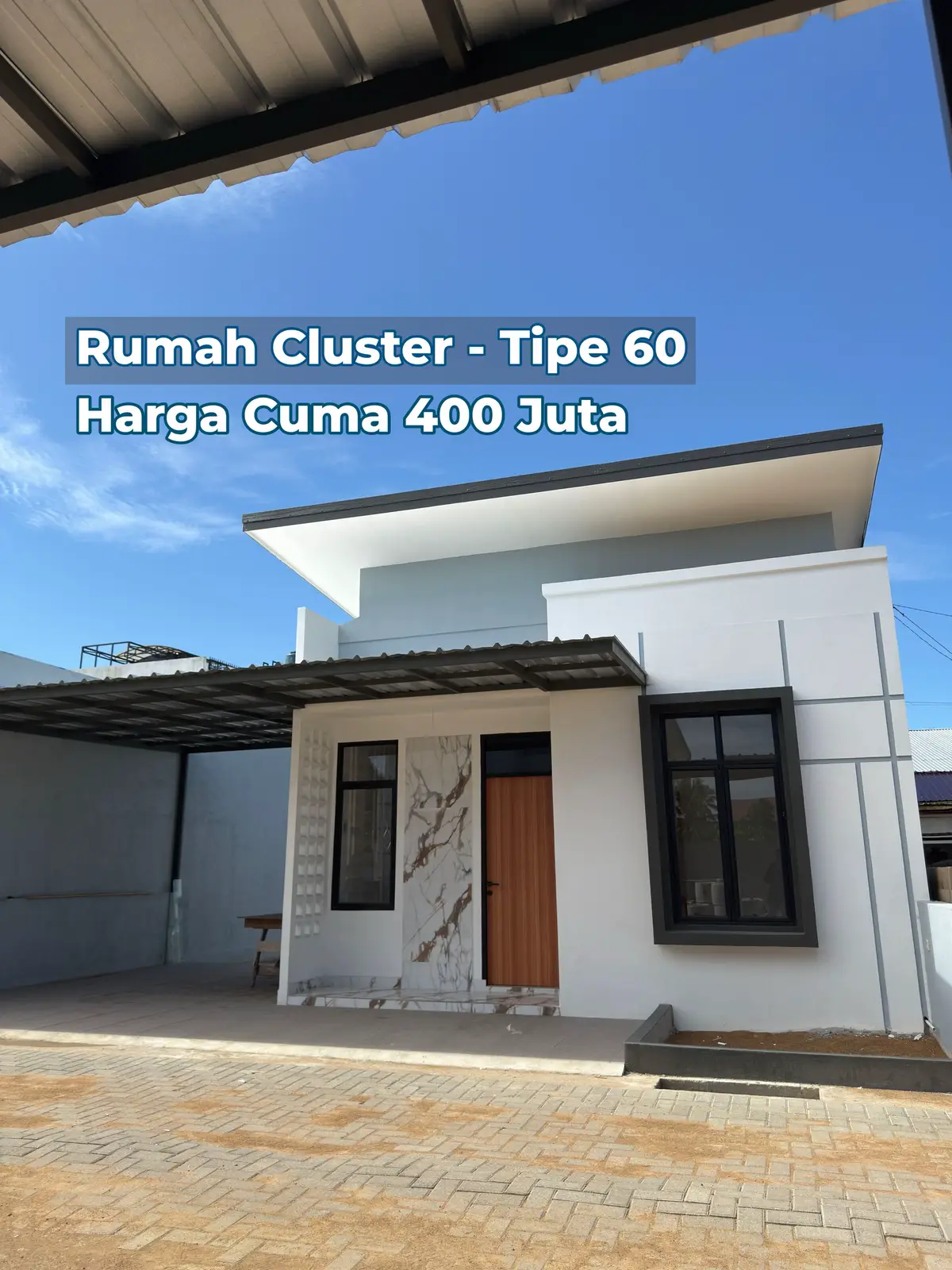 Cukup dengan 380 Juta, bisa mendapatkan rumah cluster dengan security 24 jam dan fasiitas umum. 🏠 Spesifikasi Rumah: ♦️ Luas Tanah : 9 x 12 ♦️ 2 Kamar Tidur ♦️ 1 Kamar Mandi ♦️ Air PDAM ♦️ Free Canopy 💰 Harga : 🔹 Tipe 40 = Rp 380 Juta 🔹 Tipe 60 = Rp 400 Juta (Promo Unit Terbatas) Jangan sampai kehabisan dengan promonya‼️ Info detail dan survey 📲 WA : 0851-5691-2372 #RumahPontianak #RumahMinimalis #RumahKubuRaya #PropertyPontianak #PropertiPontianak  	