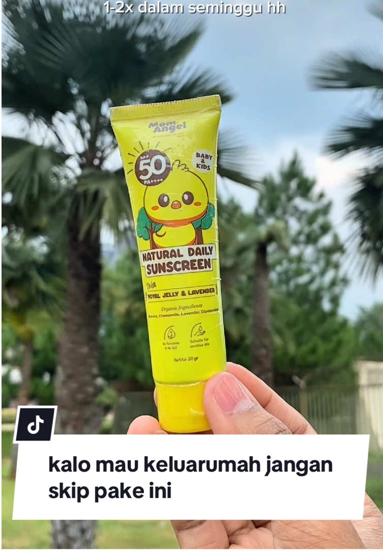 Kalo keluar rumah jangan skip hal ini #Suncreen #Suncreenreccomended #Suncreenorganik #Suncreen#suncreenmomangel #Suncreenanakmomangel #suncreenviral #fyp #viralvideo #masukberanda #edukasisuncreen #momangel #momangel #viral  #skincareroutine #skincarebaby #perawatanbaby #reviewprodukbaby #tipsbayi #tiktokindonesia #trending #indonesiatiktok  #momangel #foryou #tiktokviral #tiktokindonesia #viraltiktok #skincareanak #skincarekids #perawatananak #produkbayi #skincareamananak #ibupintar #ibubayi#tipsibu #parentingtips #momsdaily #momlife #skincareramahanak