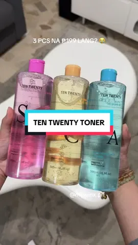 Totoo ba to? 199 nalang tatlo 😭 #toner #tonerviral #skincare #glassskin #antiaging 