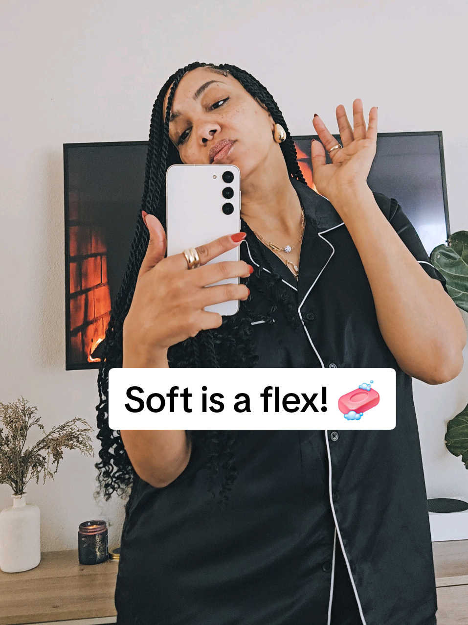 Competing with magwinyas for softness… and winning ✨ Because let’s be honest, #SoftIsAFlex . Nothing feels more luxurious than skin that stays soft, smooth, and glowing. @Dove South Africa  #ad 