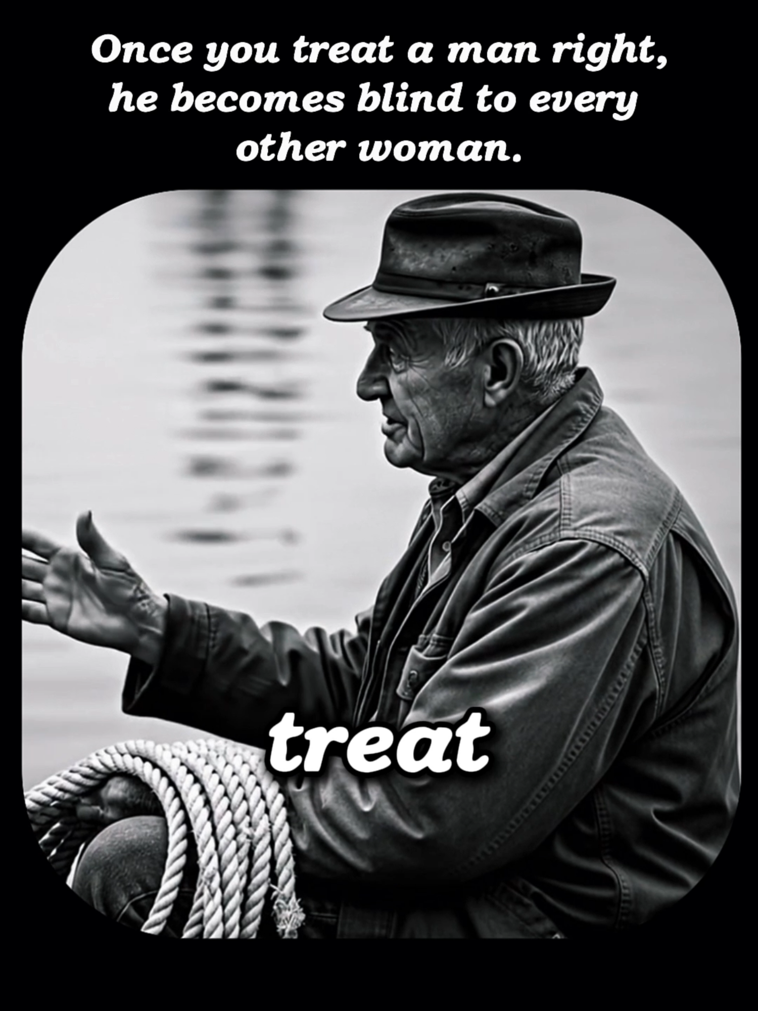 Once you treat a man right, he becomes blind to every other woman. #relationships #relationshipgoals #relationshipadvice101 #highqualitycontent
