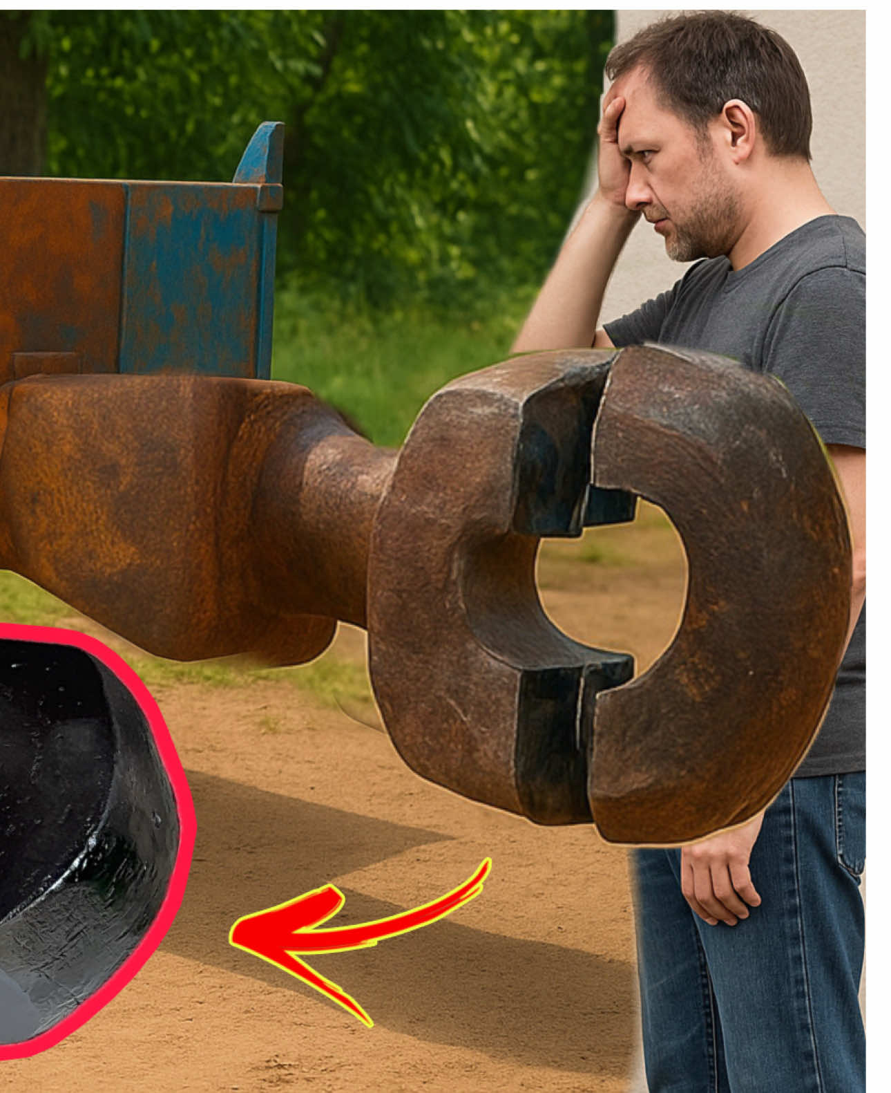 The Mechanic PATIENTLY Repaired A Broken Trolley HOOK … #Mechanicpatiently #RepairedBrokenTrolleyHook #Foryoupage