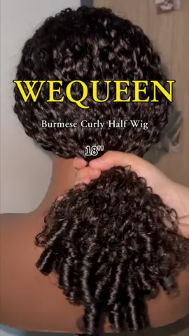 So full&soo much volume I love !!❤️💞💖 wequeen half wig,so soft and full, very convenient for installation,5s install#tiktokshopbacktoschool#rushtok2025#halfwig