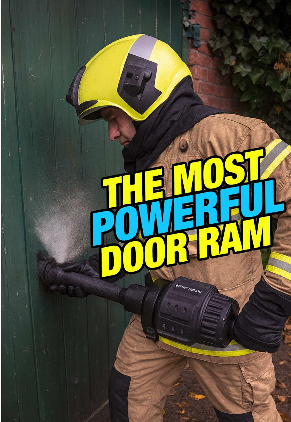 The Most Powerful Door Ram Credits: @ HolmatroRescue / YT @ HolmatroLawEnforcement-t4j / YT #tech #technology #engineering #innovative #fyp 
