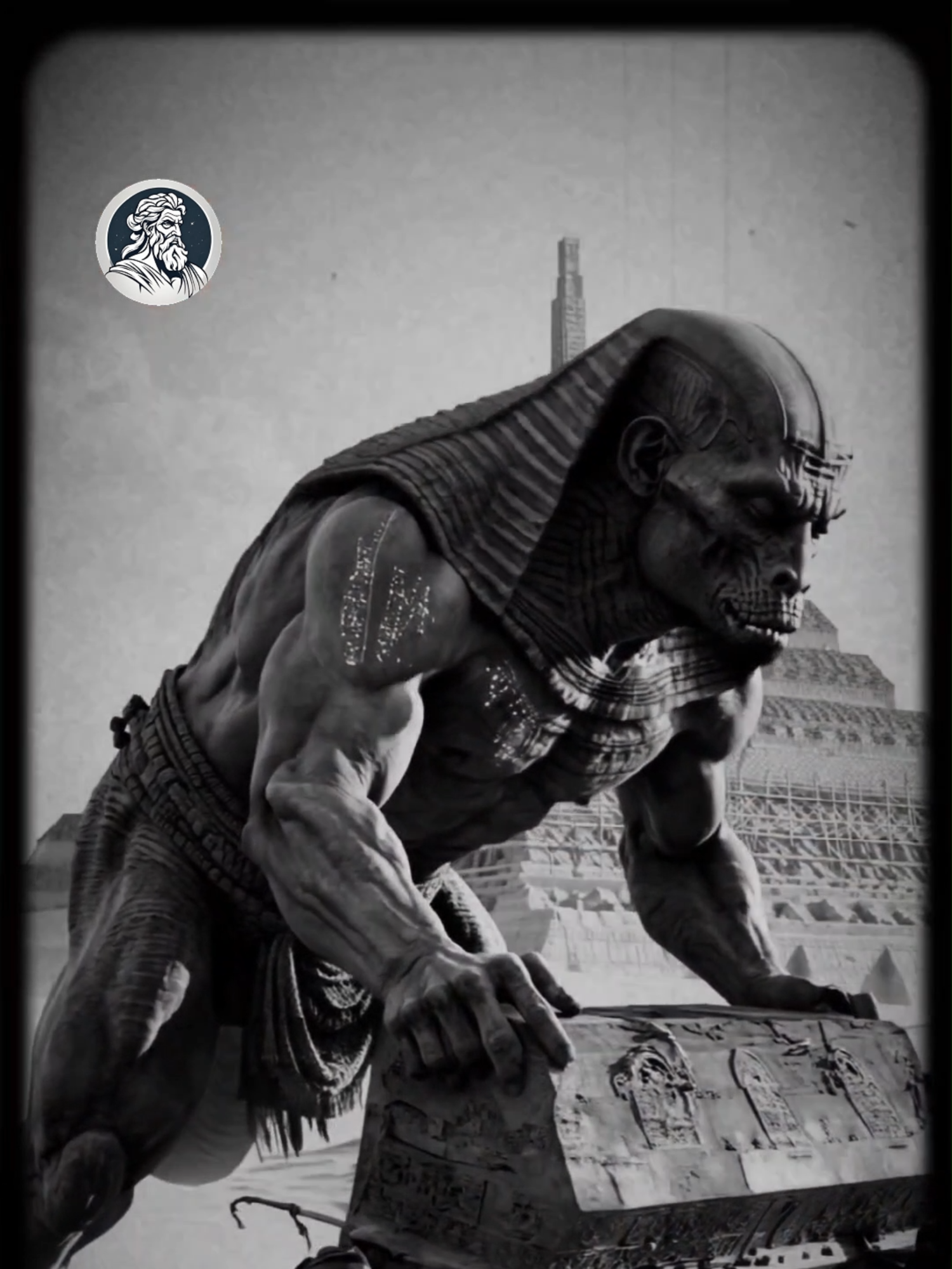 HOW THE PYRAMIDS WERE MADE #cadamitologia #ai #giants #desert #egypt #pyramids #alien #fyp