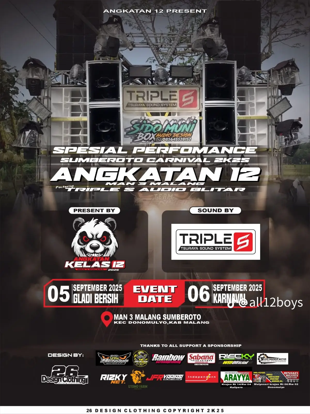 catet tanggale bolo 🤙🤩 #karnavalsumberotodonomulyomalang  @TRIPLE S BLITAR @Loro Siji LighTing Blitar #albinogank21+ #retegank #blitar24jamfyp 