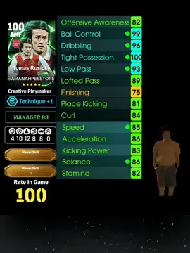 Best Trainning Tomas Rosicky Treasure Link #efootball #efootballmobile #efootball2026 #efootball2026mobile